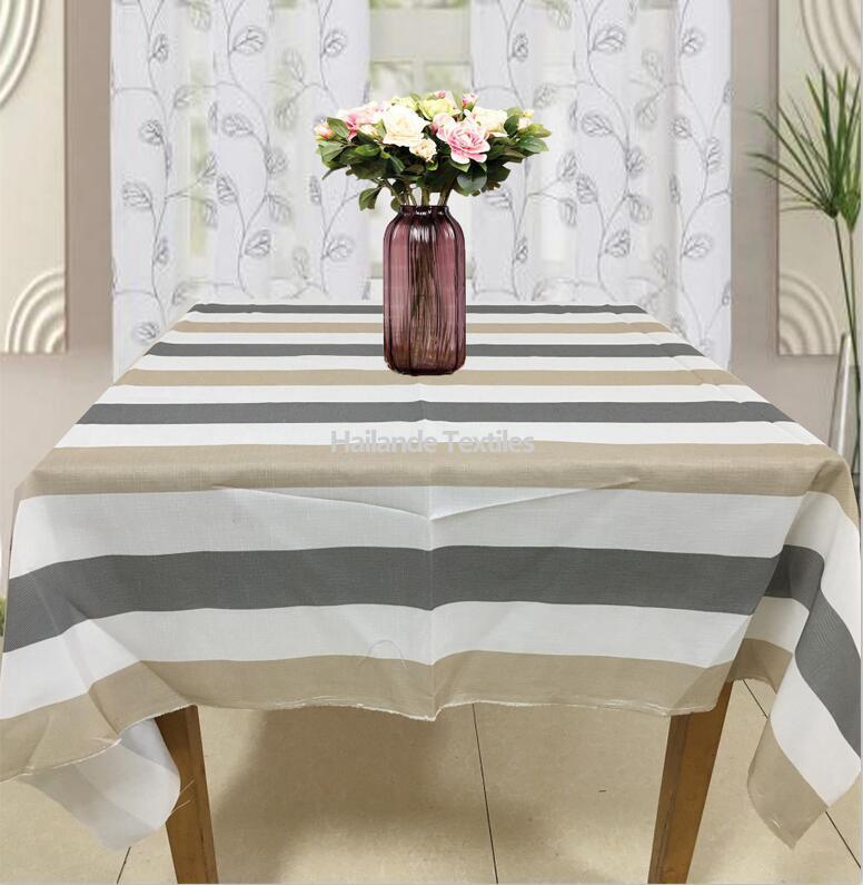 Stripe Printed table cloth