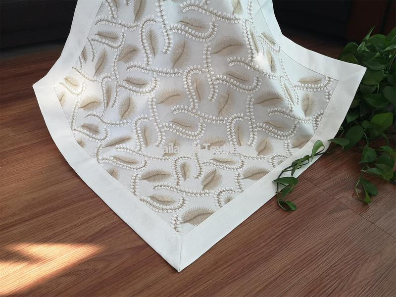Lace Table Cloth with double layers fabric