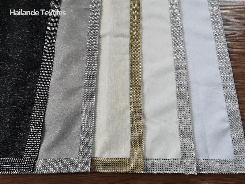 Christmas Tablecloth with Sequins and Shiny fabric