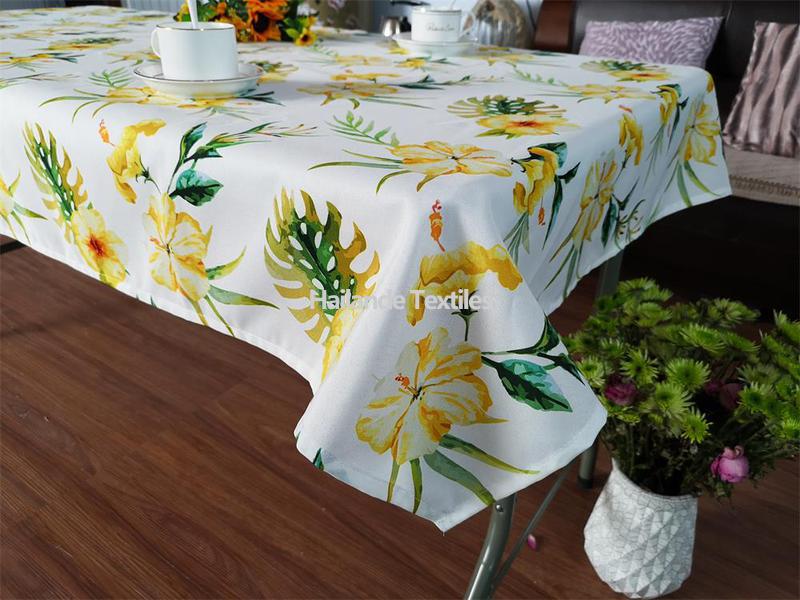 Printed table cover from factory in China
