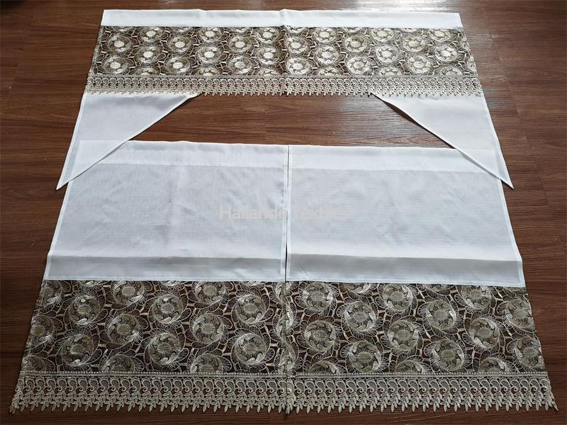 lace & embroidery Kitchen Curtain