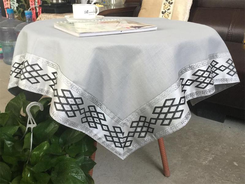 Polyester Tablecloth with Woven webbing