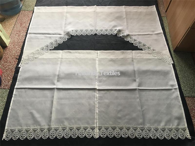 3pcs set polyester Kitchen Curtain