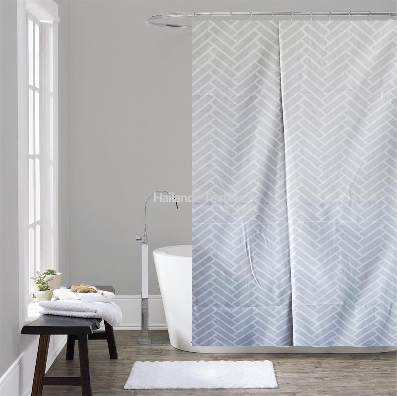 HOT polyester Shower Curtain in USA market