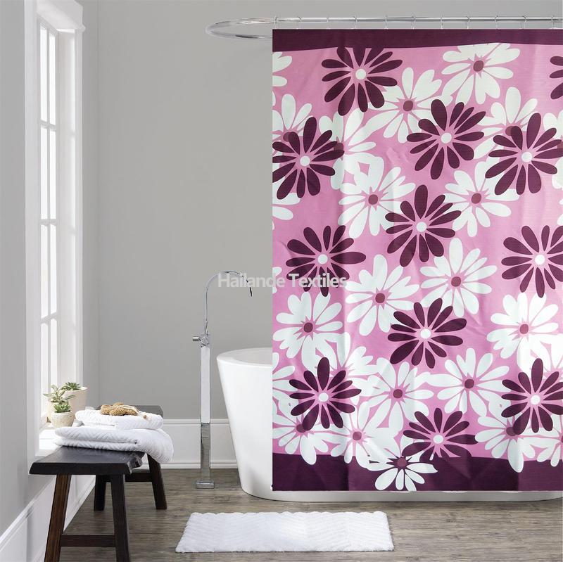 Waterproof Printed Shower Curtain